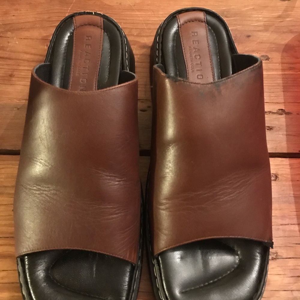 Men’s Leather Slides